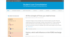 Desktop Screenshot of consolidation-student.com